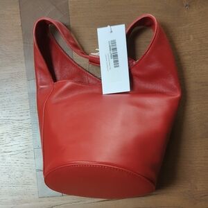 Reformation Silvana Red Hobo Bag